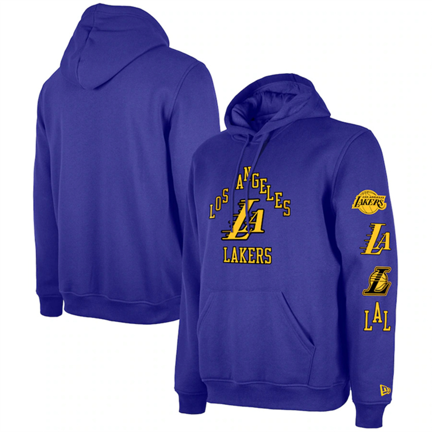 Men's Purple Los Angeles Lakers 2023/24 City Edition Pullover Hoodie